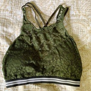 Green Halter Neck Bralette